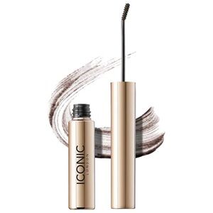 NIB Iconic London Tint and Texture Brow Gel - Chestnut Brown